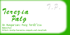 terezia palg business card